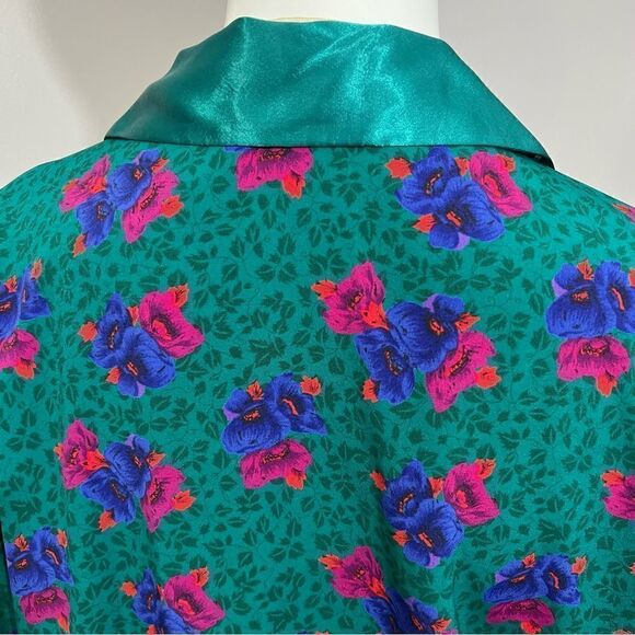 Vintage Gold Label Victoria's Secret Smoking Jacket/Pajama Top - S‎ - Picture 9 of 12